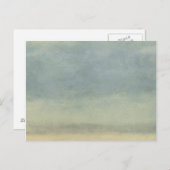 Carte Postale Paysage abstrait avec le ciel obscurci (Devant / Derrière)