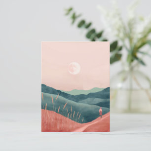 Carte Postale Paysage Abstrait de Boho (7)