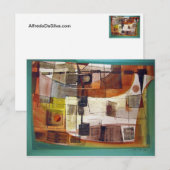 Carte Postale Paysage Abstrait Potosi 23,5x16,75 (Devant / Derrière)