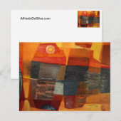 Carte Postale Paysage Abstrait Potosi 23x17 (Devant / Derrière)