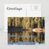 Carte postale Paysage Algonquin (Devant / Derrière)