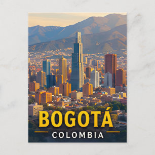 Carte Postale Paysage andin de Bogotá et esprit colombien