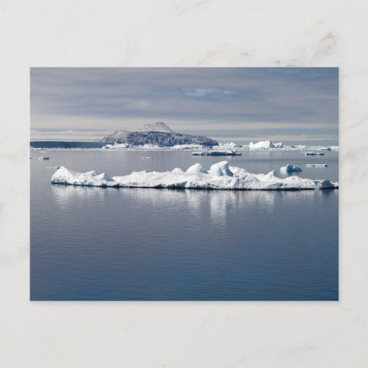 Carte Postale paysage antarctique (Devant)