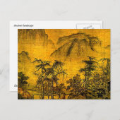 Carte Postale Paysage antique (Devant / Derrière)