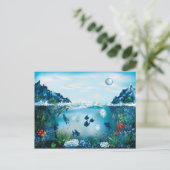 Carte Postale Paysage aquatique (Debout devant)