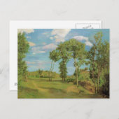 Carte Postale Paysage au bord du Lez de Frédéric Bazille (Devant / Derrière)