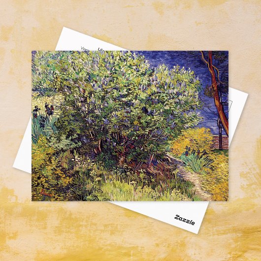 Carte Postale Paysage au lilas Vincent van Gogh