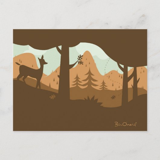 Carte postale Paysage Automne (Devant)