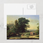 Carte Postale Paysage avec Céphale (Devant / Derrière)