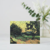Carte Postale Paysage avec Château d'Auvers par Vincent van Gogh (Debout devant)