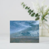 Carte Postale Paysage avec des nuages orageux par Albert Biersta (Debout devant)