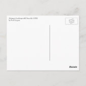 Carte Postale Paysage avec des paons par Paul Gauguin (Dos)