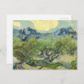 Carte Postale Paysage avec Olive Vincent Willem van Gogh (Devant / Derrière)