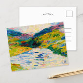 Carte Postale Paysage avec rivière | Curt Herrmann
