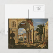 Carte Postale Paysage avec ruines, 1673 (Devant / Derrière)