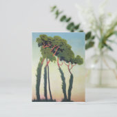 Carte Postale Paysage avec Trees, 1911 (Debout devant)