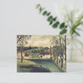 Carte Postale Paysage avec un pêcheur, après 1886 (Debout devant)