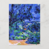 Carte Postale Paysage bleu par Paul Cezanne (Devant)