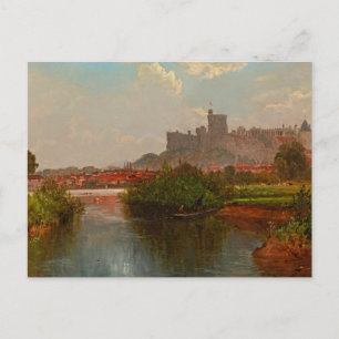 Carte Postale Paysage britannique avec vue sur le château de Win