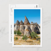 Carte postale Paysage Cappadocia (Devant / Derrière)