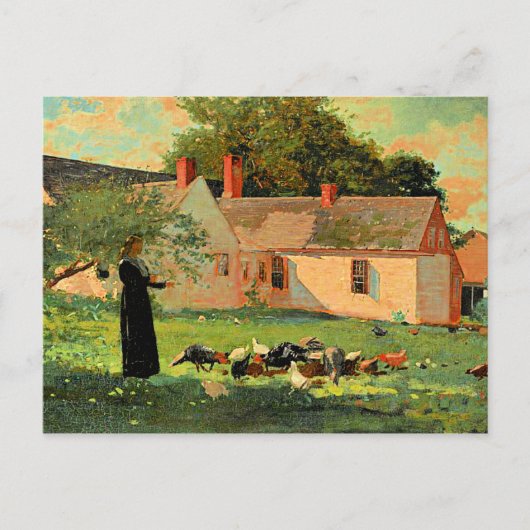 Carte Postale Paysage, célèbre oeuvre de Winslow Homer (Devant)