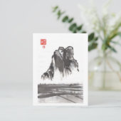 Carte postale Paysage Chinois (Debout devant)