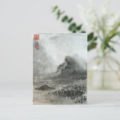 Carte Postale Paysage chinois de Misty Mountain (Debout devant)