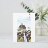Carte postale Paysage chinois de Mountain River Va (Debout devant)