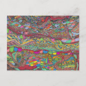 Carte Postale Paysage Coloré Dans Les Mazes (Devant)