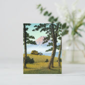 Carte Postale Paysage cool oriental japonais paysage Mt. Fuji (Debout devant)