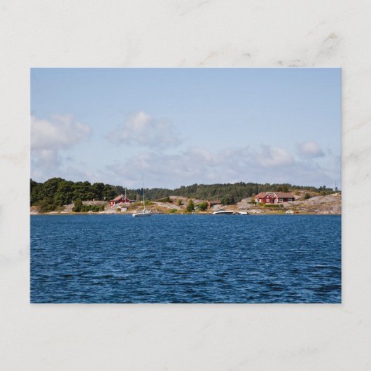 Carte Postale Paysage côtier idyllique (Devant)