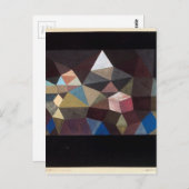 Carte Postale Paysage cristallin par Paul Klee (Devant / Derrière)