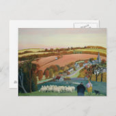 Carte Postale Paysage d'automne (Devant / Derrière)