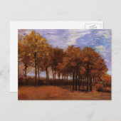 Carte Postale Paysage d'automne par Vincent van Gogh (Devant / Derrière)