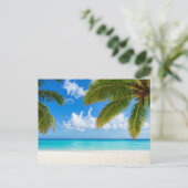 Carte Postale Paysage de cascade turquoise (Debout devant)