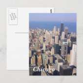 Carte Postale Paysage de Chicago (Devant / Derrière)