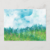 Carte Postale Paysage de ferme aquarelle 4 (Devant)