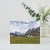 Carte Postale Paysage de Géorgie Sakartvelo (Debout devant)