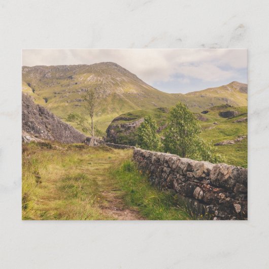 Carte Postale Paysage de Glencoe (Devant)