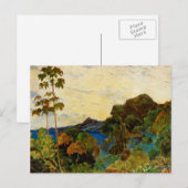 Carte Postale Paysage de la Martinique de Paul Gauguin (1887) (Devant / Derrière)