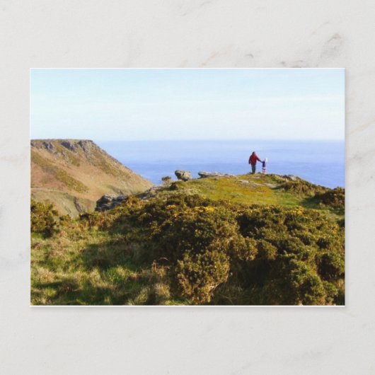 Carte Postale Paysage de la mer de Salcombe Devon (Devant)