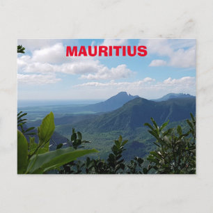 Carte postale Paysage de la montagne Maurice