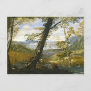 Carte Postale Paysage De La Rivière Par Annibale Carracci