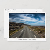 Carte Postale Paysage de la route (Devant / Derrière)