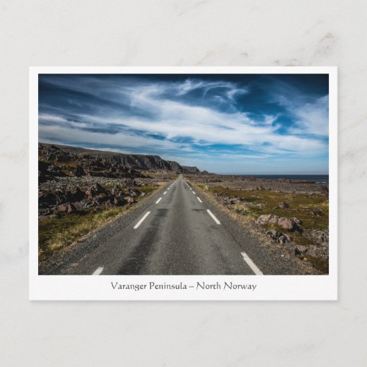 Carte Postale Paysage de la route (Devant)