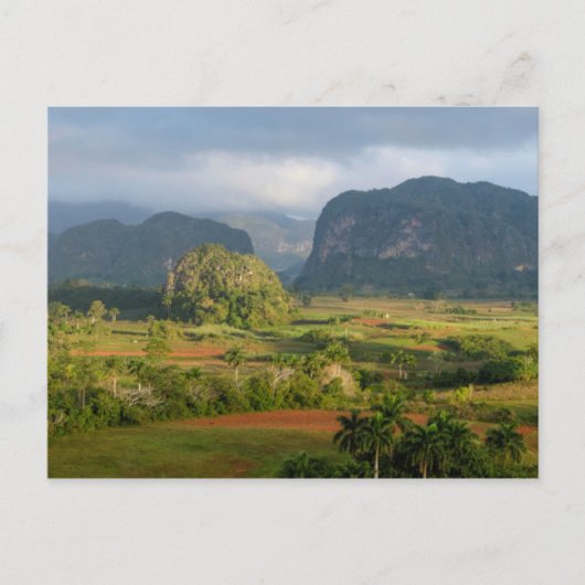 Carte Postale Paysage de la vallée panoramique, Cuba (Devant)