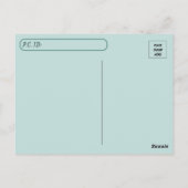 Carte postale Paysage de l'aquarelle (Dos)