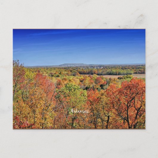Carte Postale Paysage de l'Arkansas, automne (Devant)