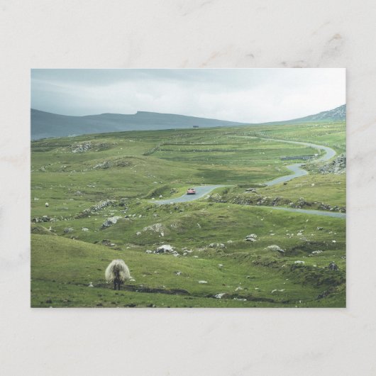 Carte Postale Paysage de l'île d'Achill (Devant)
