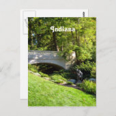 Carte Postale Paysage de l'Indiana (Devant / Derrière)
